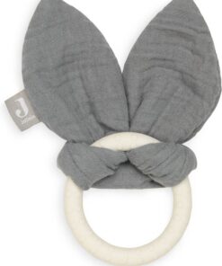 Jollein Bijtring Siliconen Bunny Ears - Storm Grey