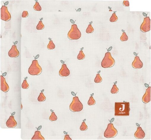 Jollein Hydrofiel Multidoek 115x115cm - Pear - 2 Stuks