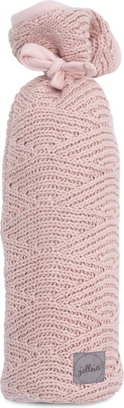 Jollein Kruikenzak River Knit - Pale Pink