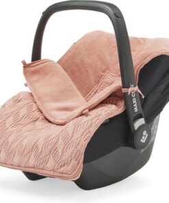 Jollein Voetenzak voor Autostoel & Kinderwagen - Spring Knit - Rosewood