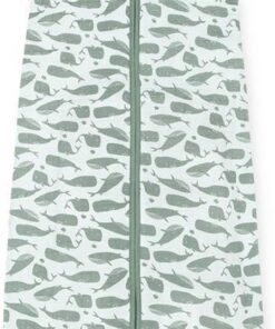 Jollein Zomerslaapzak Baby Hydrofiel 70cm Whales - Ash Green