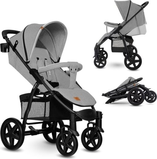 Lionelo Annet Plus - Kinderwagen 2in1 - inklapsysteem - XXL dakje - tot 22 kg