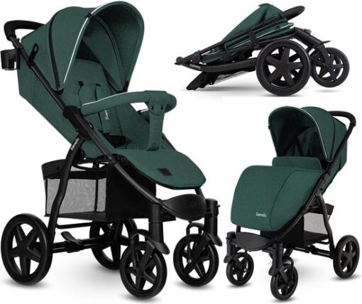 Lionelo Annet Plus - Kinderwagen 2in1 - inklapsysteem - XXL dakje - tot 22 kg