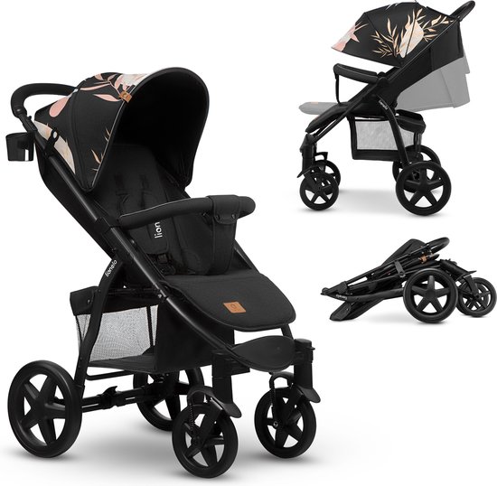 Lionelo Annet Plus - Kinderwagen 2in1 - inklapsysteem - XXL dakje - tot 22 kg