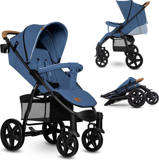 Lionelo Annet Plus - Kinderwagen 2in1 - inklapsysteem - XXL dakje - tot 22 kg