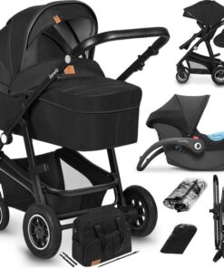 Lionelo Bianka - Kinderwagen 3 in 1 - incl. autostoel - 0-22kg - XXL - Buggy 3in1