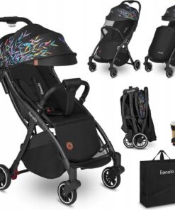 Lionelo Buggy Julie One - Kinderwagen Premium - Automatisch opvouwen - Wandelwagen tot 22 kg - Comfortabele zitje