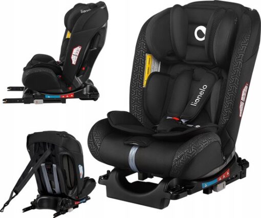 Lionelo Sander - Autostoel - ISOFIX 180° - Montage Voorwaarts of Achterwaarts- Extra zij-bescherming - tot 36kg