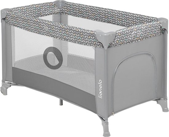 Lionelo Stefi - Meegroeibed - Campingbedje - 125x65cm - tot 15kg - Co-sleeper - Transporttas