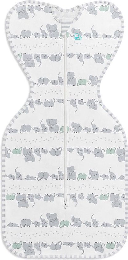 Love to Dream™ Babyslaapzak Swaddle Up™ - Inbakeren - Baby 3-6 maanden - 6-8.5 kg - Zomer - Elephant