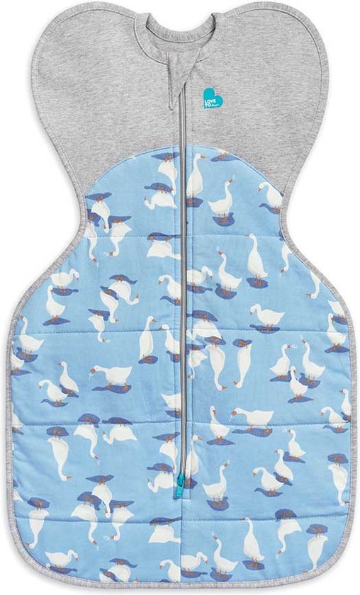 Love to Dream Babyslaapzak Swaddle Up - Inbakeren - Baby 3-6 maanden - 6-8.5 kg - Winter - Oud blauw