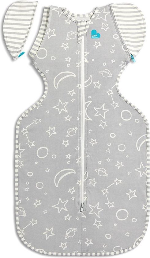 Love to Dream™ Babyslaapzak Swaddle Up™ - Inbakeren afbouwen - Baby 6-9 maanden - 8.5-11 kg - All Season - Bamboe - Stars