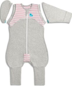 Love to Dream Stage 2 Swaddle UP Transition Suit babyslaapzak Large pink/roze