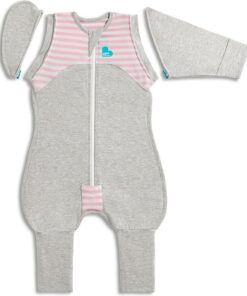 Love to Dream Stage 2 Swaddle UP Transition Suit babyslaapzak Medium pink/roze