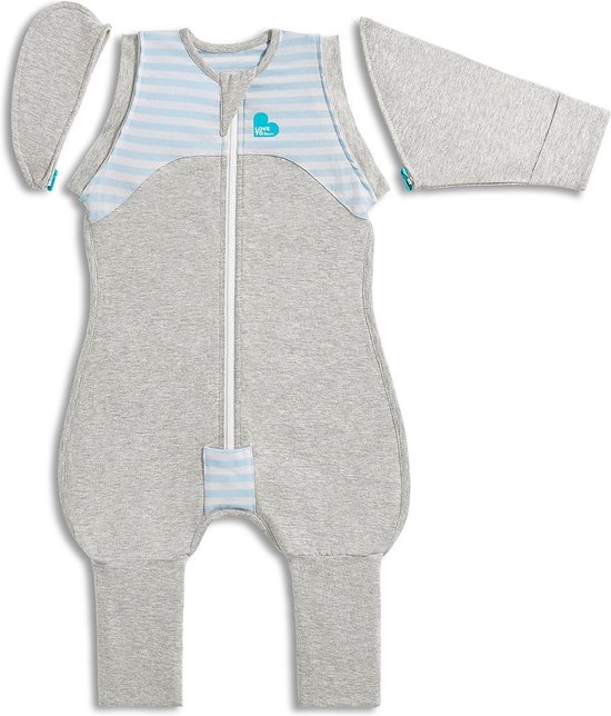 Love to Dream Stage 2 Swaddle UP Transition Suit babyslaapzak XL blauw