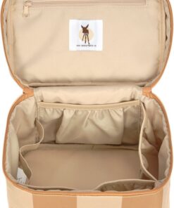 Lässig Luiertas Nursery Caddy To Go - beige/camel