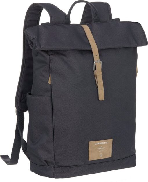 LÄSSIG Luiertas Rolltop Backpack rugzak incl verschoningsmatje denim blauw Limited Edition