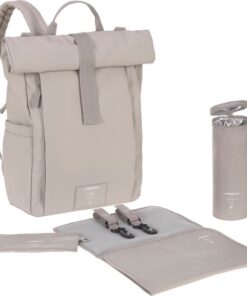 Lässig Rolltop Up Luiertas BackPack Taupe - Special Edition