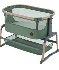 Maxi-Cosi Iora Air Co-sleeper - Beyond Green - 100% gerecyclede stoffen - Schommelfunctie - Ademende stoffen - Dik matras