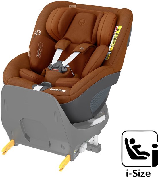 Maxi-Cosi Pearl 360 i-Size Autostoeltje - Authentic Cognac - Vanaf de geboorte tot ca. 4 jaar