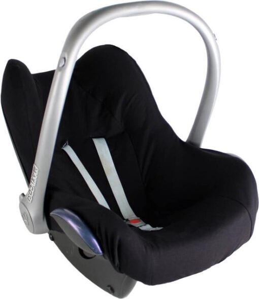 Maxi Cosi hoes Pebble Cabriofix Citi - Autostoelhoes Groep 0 - Zacht Katoen - Met Waterdichte Voering ter Bescherming van je Autostoel - Perfecte Pasvorm - Combineer met de Bijpassende Ukje Zonnekap Voetenzak en Gordelbeschermer - Zwart