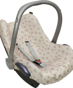 Maxi Cosi hoes Pebble Cabriofix Citi - Autostoelhoes Groep 0 - Zacht Katoen - Met Waterdichte Voering ter Bescherming van je Autostoel - Perfecte Pasvorm - Combineer met de Bijpassende Ukje Zonnekap Voetenzak en Gordelbeschermer - Painted Animal