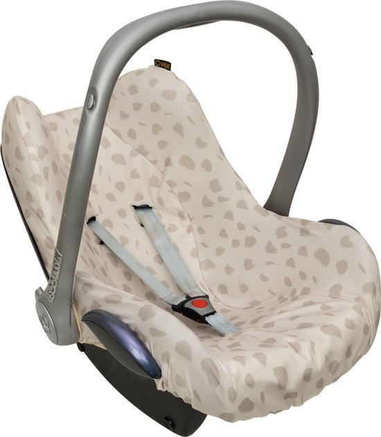 Maxi Cosi hoes Pebble Cabriofix Citi - Autostoelhoes Groep 0 - Zacht Katoen - Met Waterdichte Voering ter Bescherming van je Autostoel - Perfecte Pasvorm - Combineer met de Bijpassende Ukje Zonnekap Voetenzak en Gordelbeschermer - Painted Animal