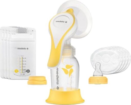 Medela Harmony Handkolf Essential Pack met 4x moedermelk bewaarzakjes en 4 zoogcompressen