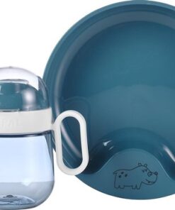 Mepal Mio babyservies set – 3-delig – Kraamcadeau – Kinderservies – Deep blue