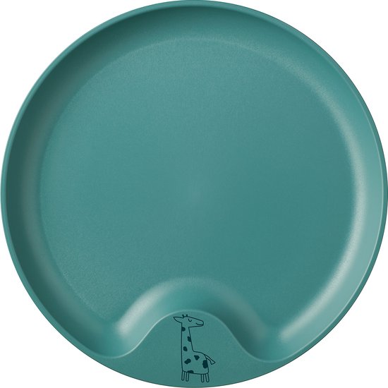 Mepal Mio kinderbord – Magnetronbestendig – Met greep – Kinderservies – Deep turquoise