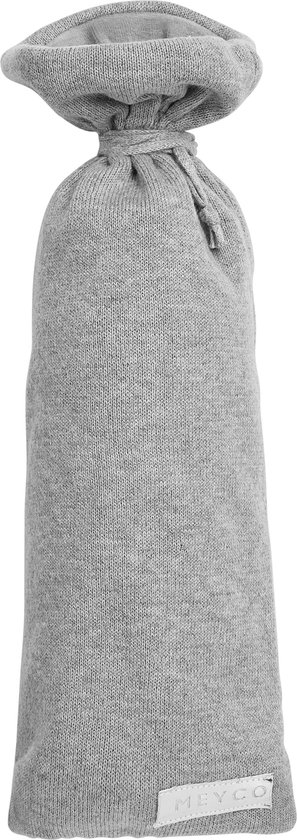 Meyco Baby Knit Basic kruikenzak - grey melange