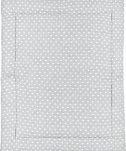 Meyco Baby Little Dots boxkleed - grey - 80x100cm