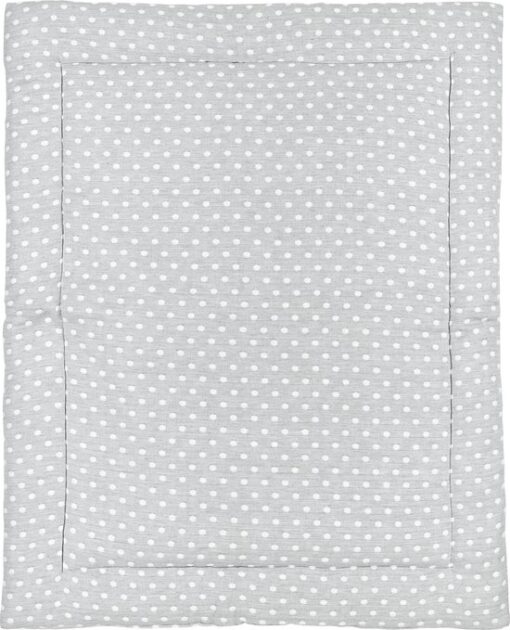 Meyco Baby Little Dots boxkleed - grey - 80x100cm