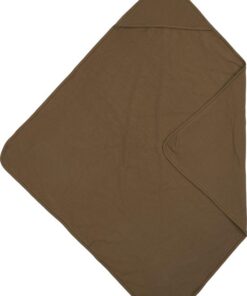 Meyco Baby Uni badcape - chocolate - 80x80cm