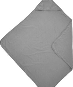 Meyco Baby Uni badcape - grey - 80x80cm