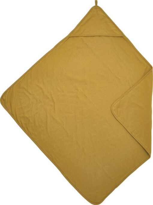 Meyco Baby Uni badcape - honey gold - 80x80cm