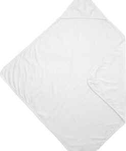 Meyco Baby Uni badcape - white - 80x80cm