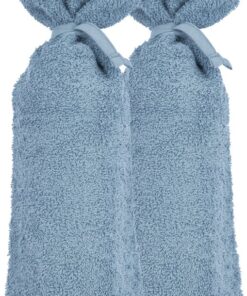 Meyco Baby Uni kruikenzak - 2-pack - badstof - denim