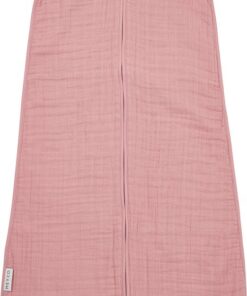 Meyco Baby Uni pre-washed hydrofiele slaapzak zomer - old pink - 110cm