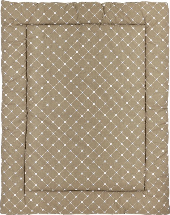 Meyco Baby X Mrs.Keizer Louis boxkleed - taupe - 80x100cm