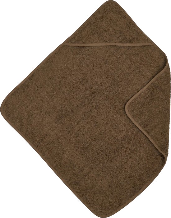 Meyco badcape Basic Badstof - Chocolate - 75x75cm