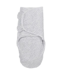 Meyco Cheetah Swaddle Inbakerdoek Light Grey 4-6 Mnd