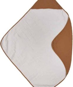 Meyco hydrofiele badcape - Camel/offwhite