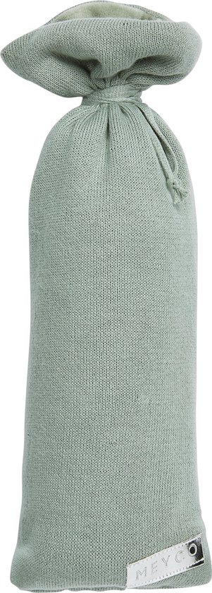 Meyco kruikenzak Knit basic - stone green