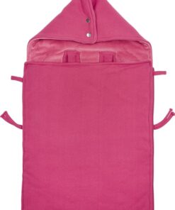 Meyco voetenzak Knit basic - bright pink