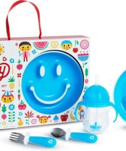 Munchkin Kraamcadeau/Kraampakket - Jongens/Meisjes - Be Happy Geschenkset - Gift Set - Blauw