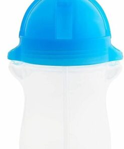 Munchkin Tip & Sip Antilek Rietjesbeker - Vaatwasserbestendig - Vanaf 12 maanden - 296ml - Blauw