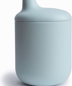 Mushie - Siliconen Tuitbeker - Sippy Cups - Powder Blue