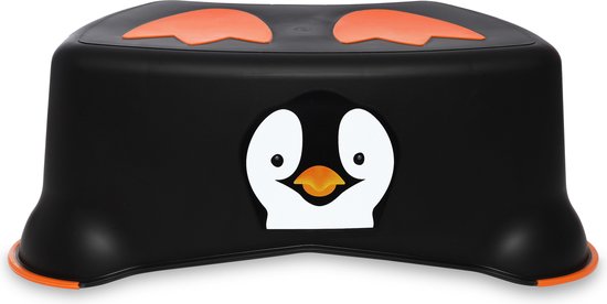 My Carry Potty My Step Stool - opstapje - pinguin - zwart - oranje