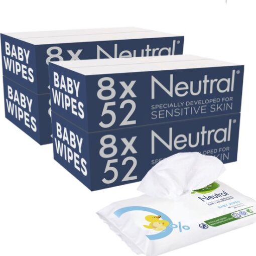 Neutral - Baby Billendoekjes - 32 x 52 = 1664 stuks - 0% Parfum